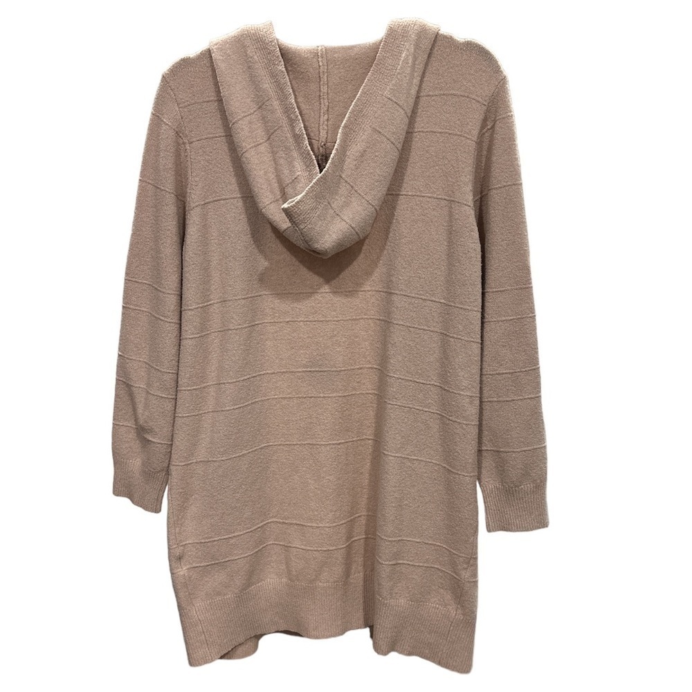 Olive & Oak Open Front Hooded Cardigan Size: L - Picture 2 of 4